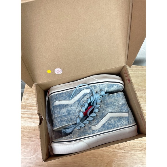NWT Vans Sk8-Hi Tapered Denim Wash - Picture 7 of 9